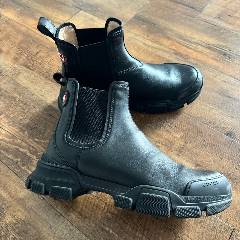 GUCCI Leon Chelsea boots size 8UK/41
